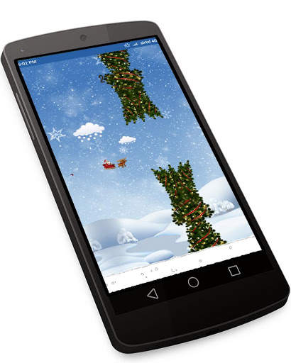 Flying Santa Clause - Christmas Games screenshot 3
