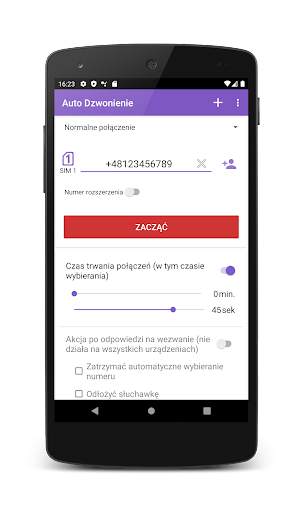 Auto Dzwonienie screenshot 7