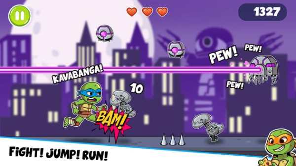 Ninja runner turtles screenshot 1
