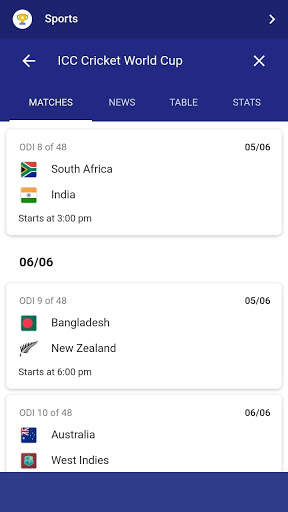 Cricket World Cup 2019 screenshot 4
