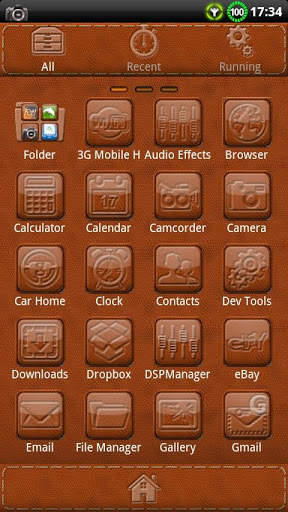 Leather GO Launcher EX Theme screenshot 2