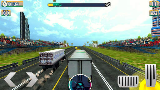 India Vs Pakistan Cargo Truck Racing screenshot 3
