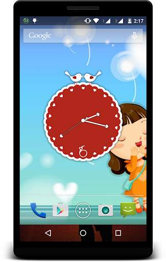 Love Clock Live Wallpaper screenshot 1