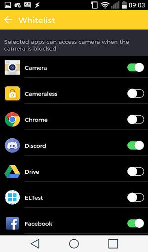 Camera blocker for Android 11 - Cameraless screenshot 11