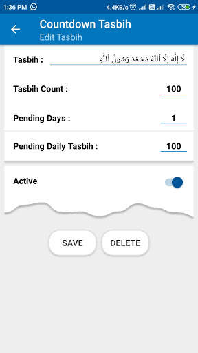 Countdown Tasbih • Daily Zikr स्क्रीनशॉट 7