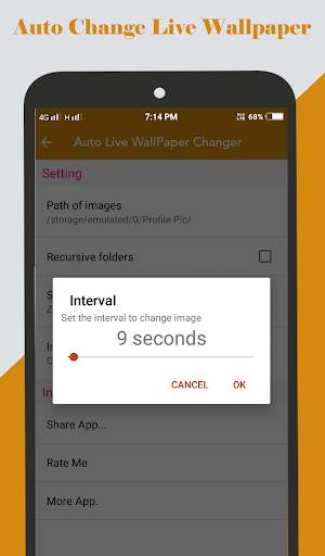 Auto Live Wallpaper Changer screenshot 5