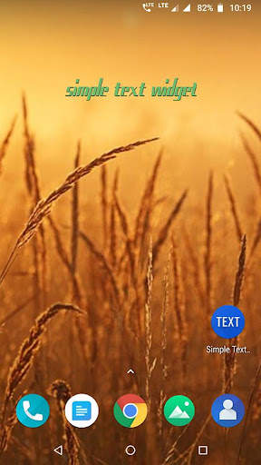 Simple text widget - Text widget for android स्क्रीनशॉट 3
