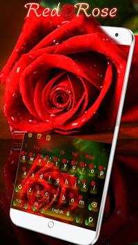Red rose keyboard theme screenshot 3