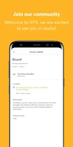 GFX - Group Fitness screenshot 3
