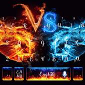 Ice VS Fire keyboard 10001001