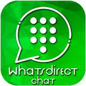 WhatsDirect Chat - Open in WhatsApp logo