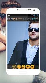 Fashion Men Sunglasses Photo Editor 4 تصوير الشاشة