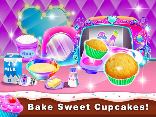 High Heel Cupcake Maker- Girly Bakery Food Games screenshot 2