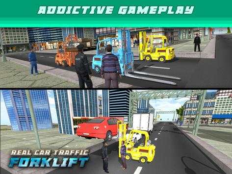 Real Car Traffic Forklift Sim screenshot 7