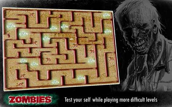 zombie labirin pelari escape screenshot 1