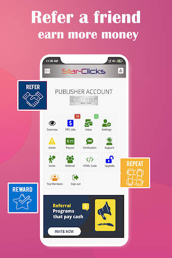 Star Clicks Earn Money Online स्क्रीनशॉट 4