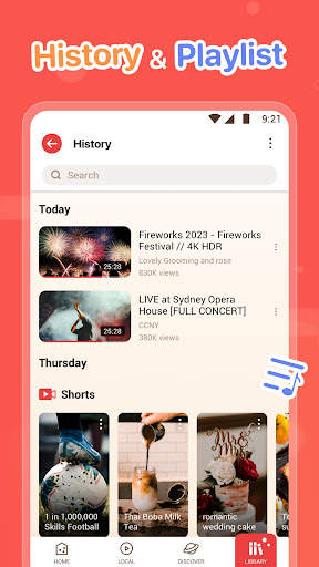 Bubble Player - Videos & Music screenshot 7