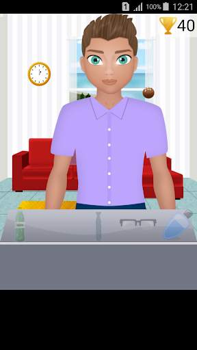 man hair cut and beard game screenshot 4