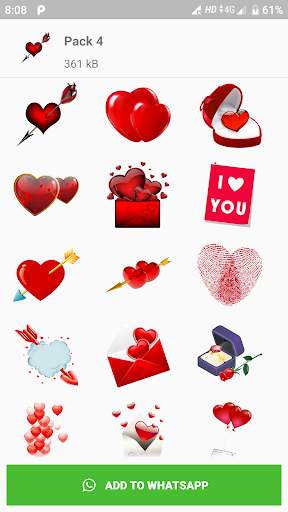 WAStickerApps Love ❤️ Love Sticker for WhatsApp screenshot 8