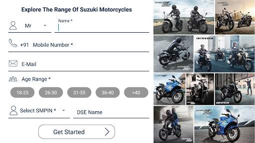 SUZUKI STAR CUSTOMER EXPERIENCE APP screenshot 1