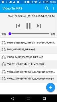 Convert Video to Mp3 स्क्रीनशॉट 1