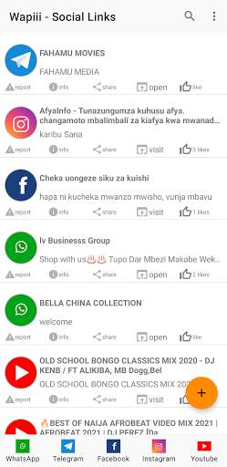 Social Links (All Apps) screenshot 1