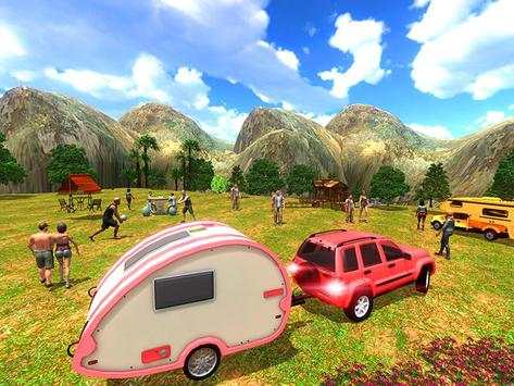 Modern Offroad Uphill Camper Van Bus Simulator screenshot 6