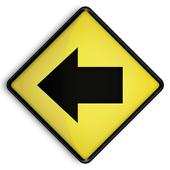 Distance from me to a point icon