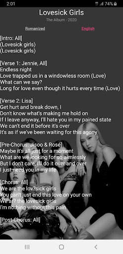 Blackpink Offline Song Lyrics screenshot 4