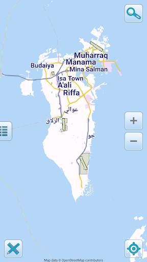 Map of Bahrain offline screenshot 1