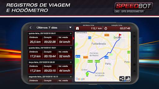 Speedbot. Velocímetro GPS/OBD2 screenshot 5