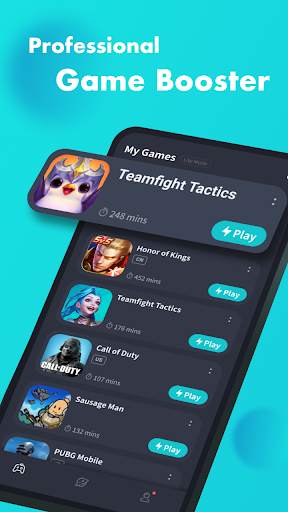 Tap Booster - Game VPN & Game Booster screenshot 1