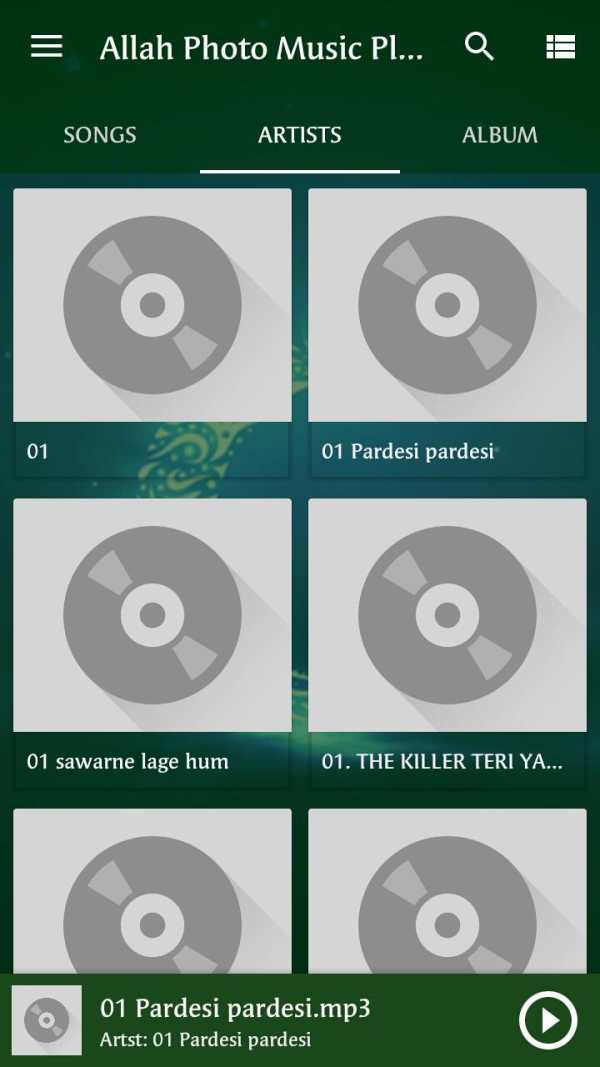 Allah Photo Music Player screenshot 3