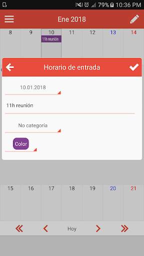 Calendario fácil de México скриншот 3