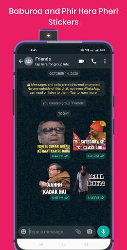 BabuRao Stickers for WhatsApp - WAStickerApps screenshot 1