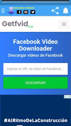 Descargador de Vídeos de Redes Sociales screenshot 2