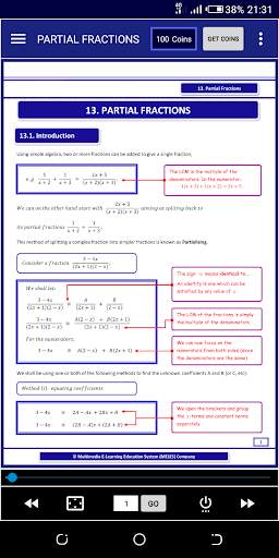 Partial fractions FREE A-Level Pure Math screenshot 1
