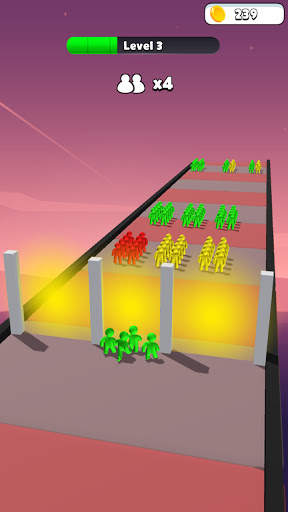 Stacky Dash 3D: Crown Clash Run & Color Tower скриншот 2