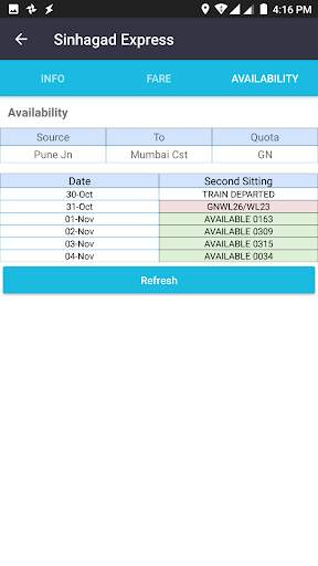 Rail Enquiry screenshot 12