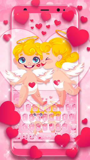 Love Kiss Keyboard Theme screenshot 1