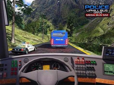 Police Uphill Bus Drive-Mega Bus Simulator screenshot 6