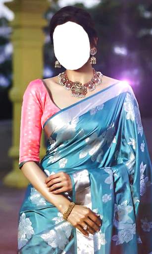 Women Pattu Saree Photo Maker screenshot 4