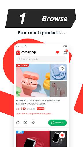Moshop - Shopping & Working from Home screenshot 4