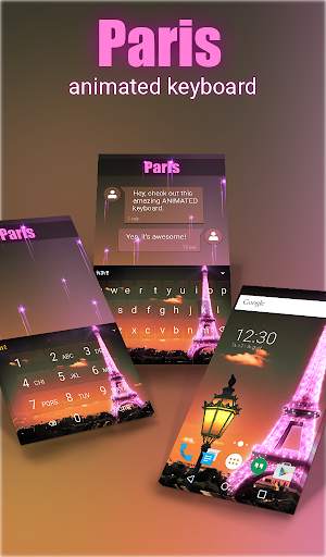 Paris Wallpaper Keyboard Theme screenshot 1