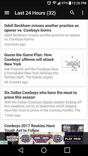 Cowboys News Feed SS screenshot 1