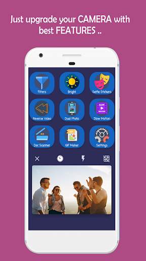 Camfie - Selfie Camera, Doc Scanner, Video Tools. screenshot 2