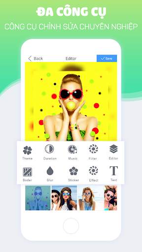 Làm Video Từ Ảnh và Nhạc, Chỉnh Sửa Video screenshot 4