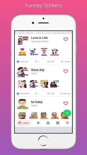 Whatsticker - hot,sad, funny stickers for whatsapp screenshot 3