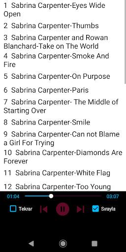 Sabrina Carpenter Best Songs Offline screenshot 1
