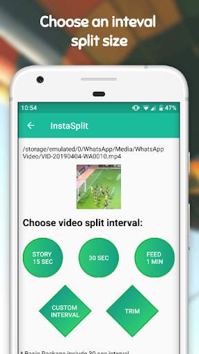 InstaSplit: video splitter for story, feed & more screenshot 2